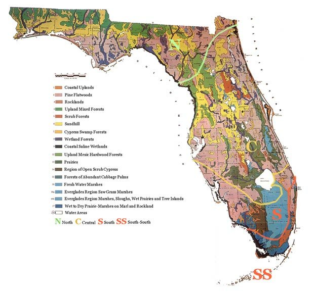 Florida Plant Associations Map